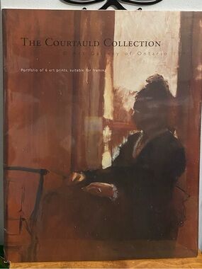 The Courtauld Collection Art Portfolio Cover - Brown & Black